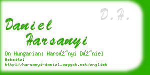 daniel harsanyi business card